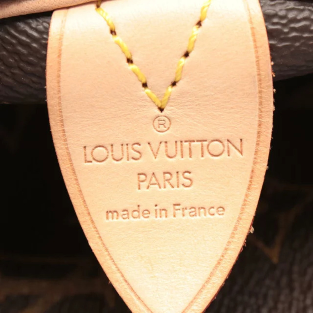 Louis Vuitton Monogram Leather Bag Brown Canvas Boston Keepall - Picture 4 of 7